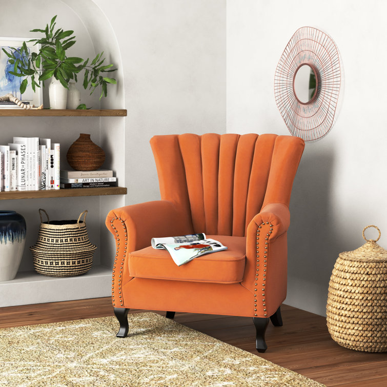 Orange love online chair